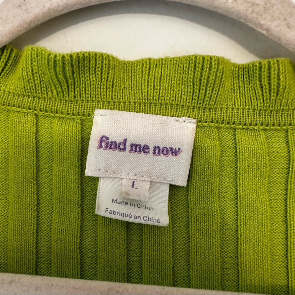 NWOT Free People Find Me Now Colorblock Cardi L - Picture 7 of 14
